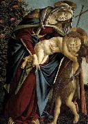 BOTTICELLI, Sandro Madonna and Child and the Young St John the Baptist Germany oil painting artist